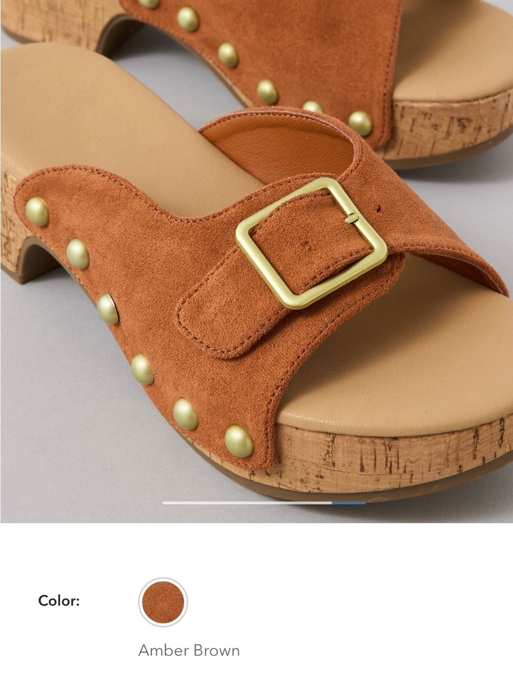 AE Studded Slide Platform Clog